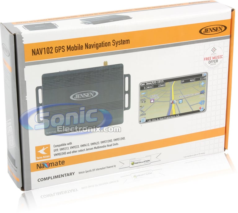 Jensen VM9313 + Jensen NAV102 Package Image 21