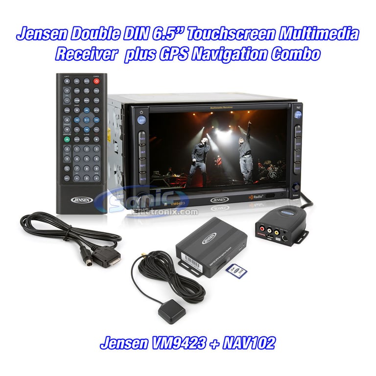 Jensen VM9423 + Jensen NAV102 Package Image 1