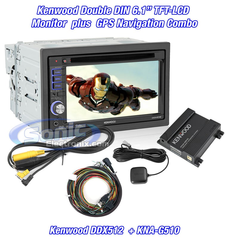 Kenwood DDX512  + Kenwood KNAG510 Package Image 1