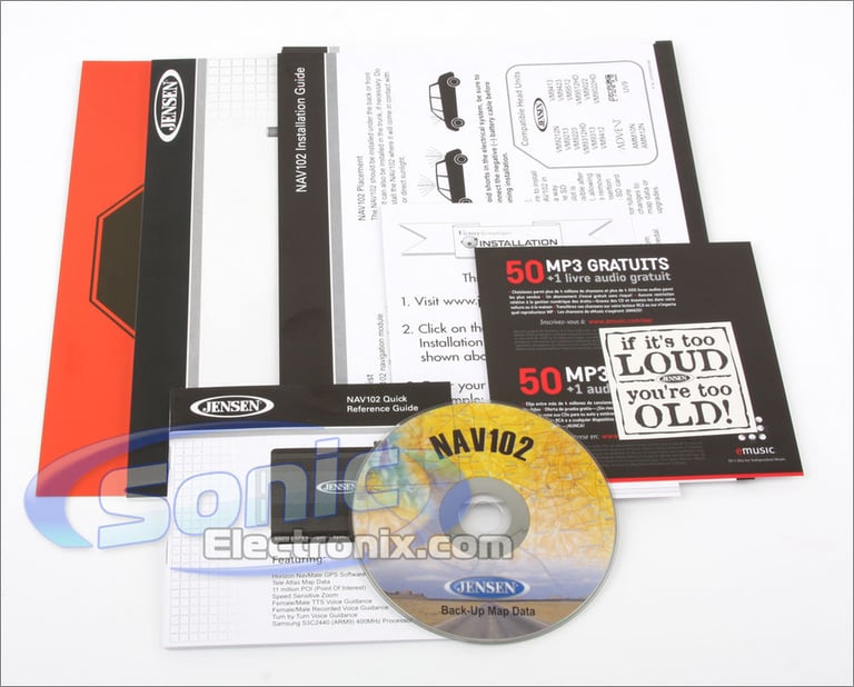 Jensen VM9412 + Jensen NAV102 Package Image 14