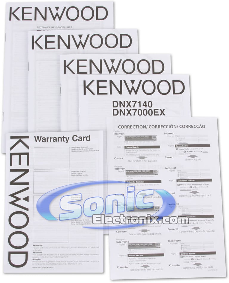 Kenwood DDX714 + Kenwood KNA-G510 Package Image 12