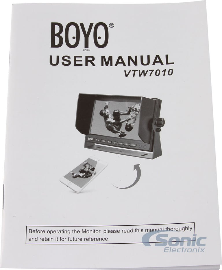 BOYO Vision VTW7010 Smartphone Monitor Integration Image 7