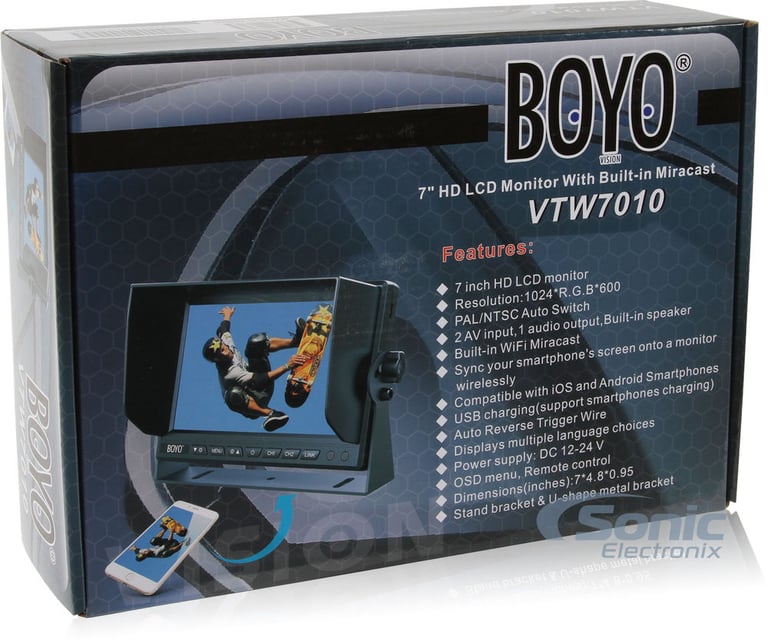 BOYO Vision VTW7010 Smartphone Monitor Integration Image 9