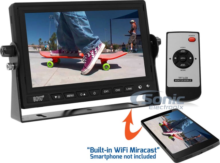 BOYO Vision VTW7010 Smartphone Monitor Integration Image 1