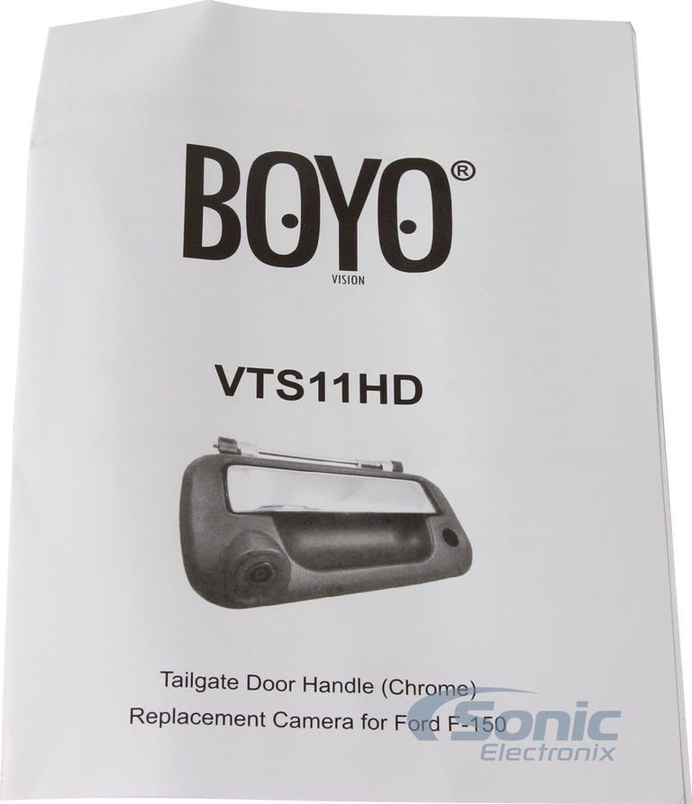 BOYO Vision Tailgate Reverse Camera VTS11HD (Chrome) Image 8