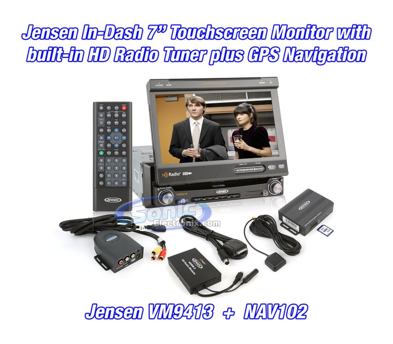 Jensen VM9413 + Jensen NAV102 Package Image 1