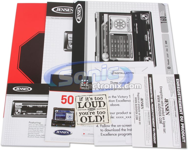 Jensen VM9413 + Jensen NAV102 Package Image 14