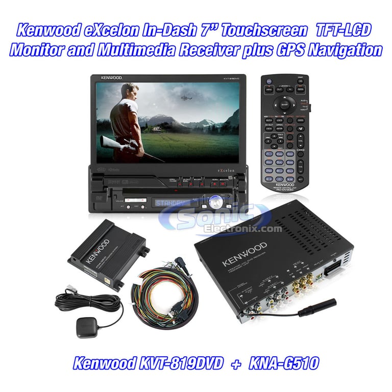 Kenwood eXcelon KVT-819DVD + Kenwood KNA-G510 Package Image 1