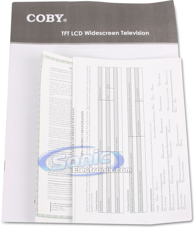Coby TF-TV1923 (TFTV1923) Image 10