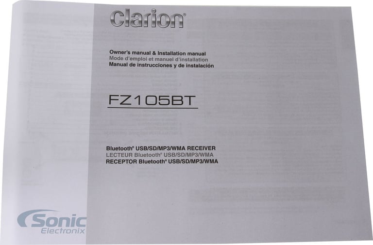 Clarion FZ105BT Image 11