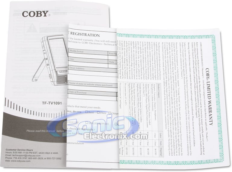 Coby TF-TV1091 Image 9