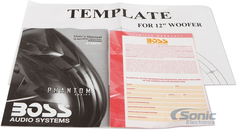 Boss Subwoofer + Kicker Amp Upgrade Bundle w/ Sealed Sub Box Image 12
