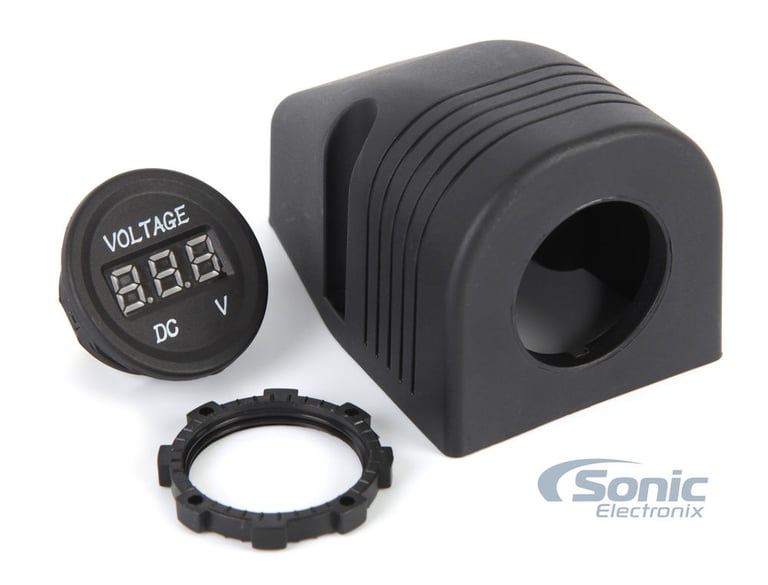Belva Waterproof Voltmeter (Voltage Meter) Kit - Single Knob Surface Mount Image 15