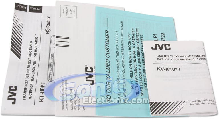JVC KT-HDPK1 - HD Radio Professional Install Car Package (KT-HDP1 + KV-K1017) Image 11