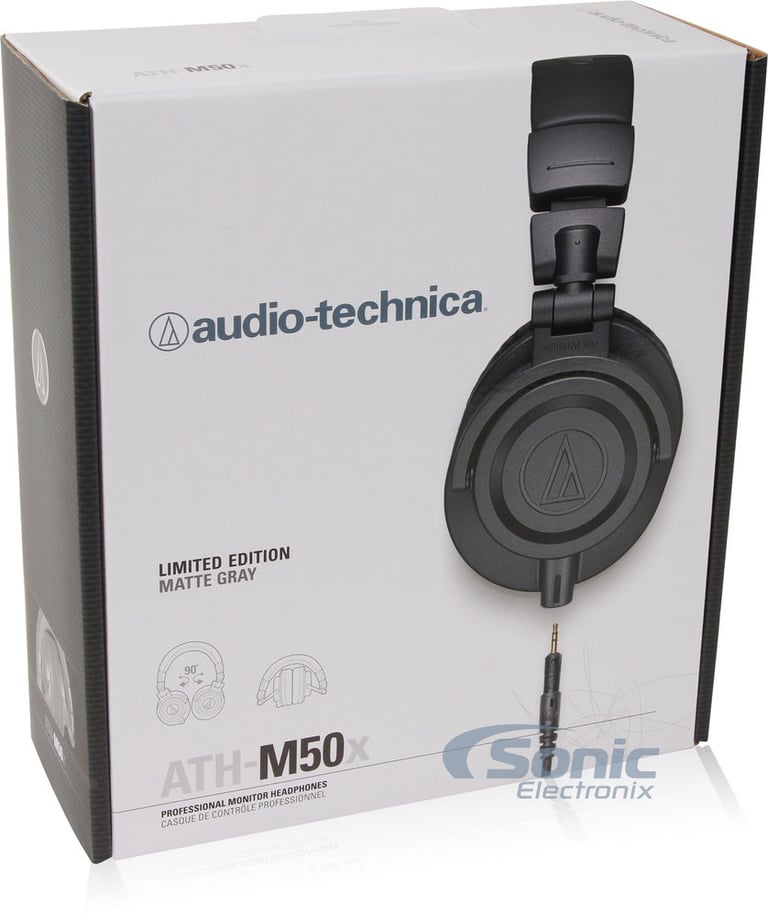 Audio Technica ATH-M50xMG Open Box (Matte Gray) Image 15