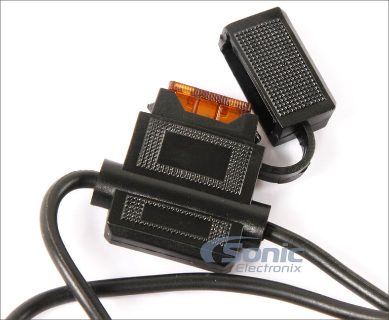 Xscorpion BDBJ2 - Battery Tender Ring Terminal Harness with Black Fused Quick Disconnect Plug Image 4