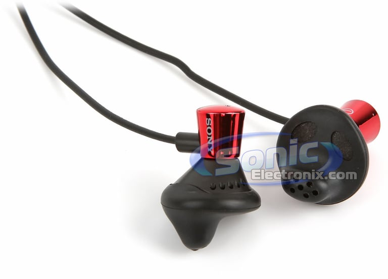 Sony MDR-ED12LP/RED (MDRED12LP/RED) In-Ear Bud Style Headphones - Red Image 1