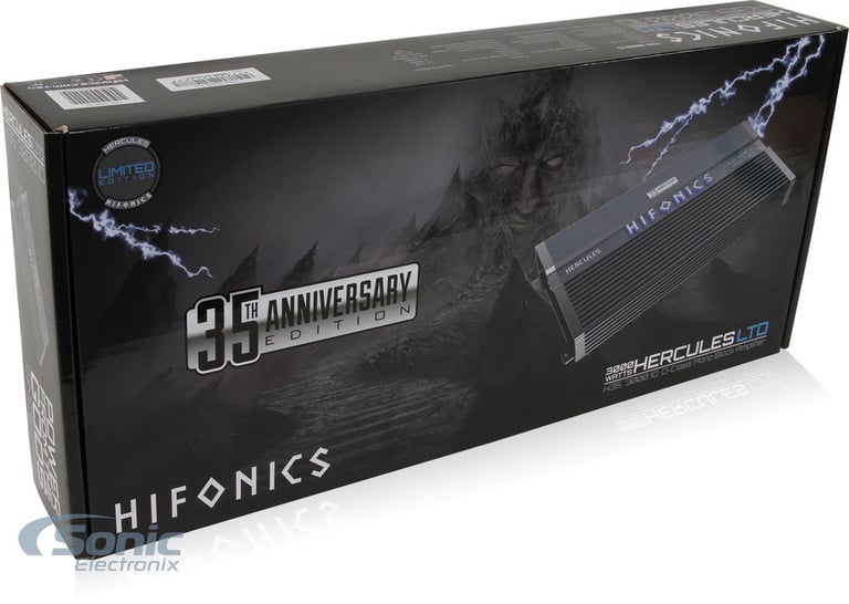 Massive Audio Subwoofer + Hifonics H35 Amplifier Bundle Image 9