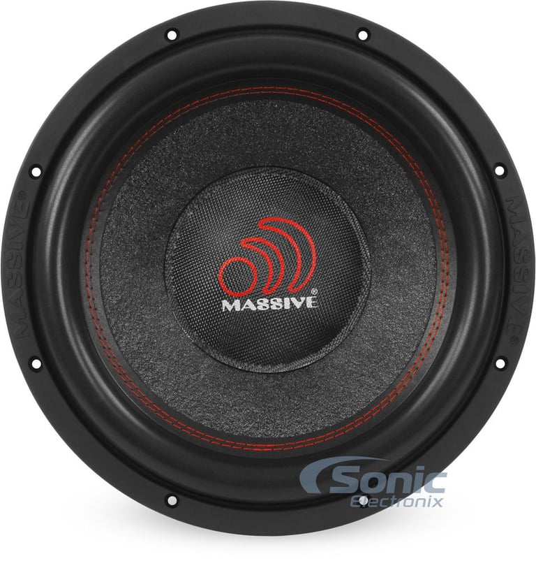 Massive Audio 12" Subwoofer + Belva Amplifier Upgrade Bundle Image 3