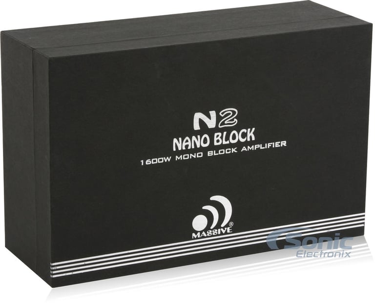 NVX 10" Subwoofer + Massive Audio Monoblock Amp Bundle Image 16