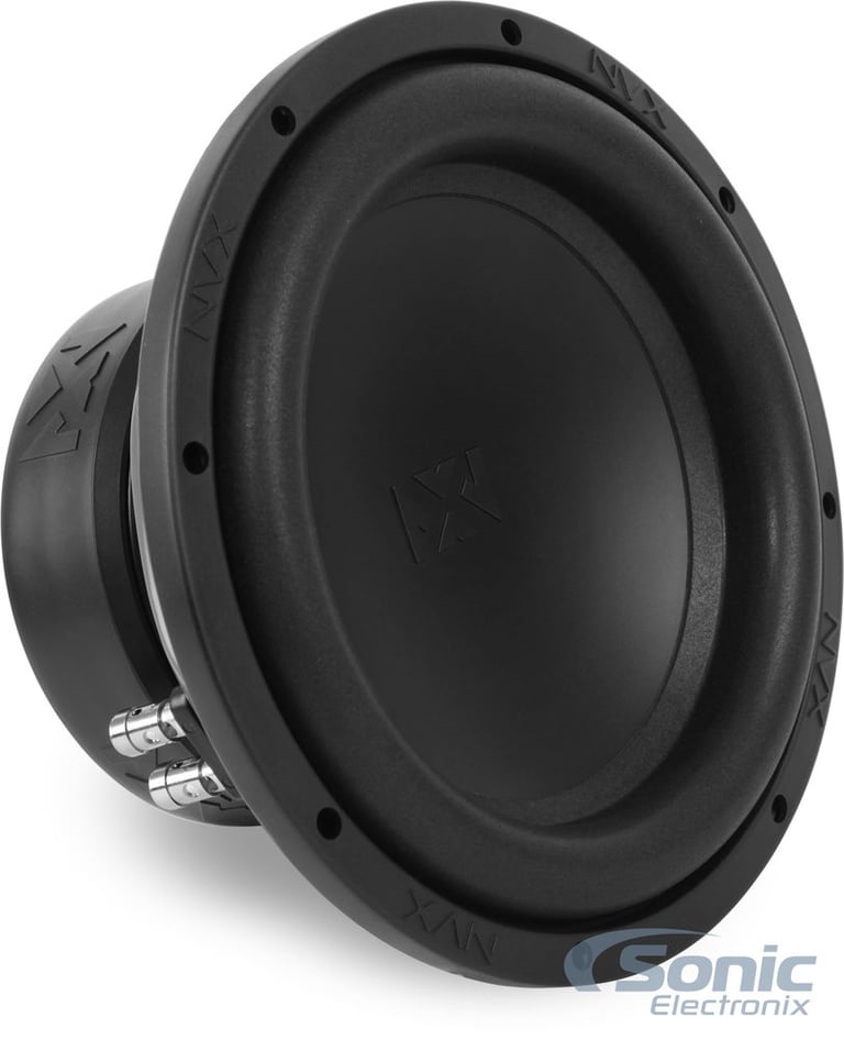 NVX 10" Subwoofer + Crunch Amplifier Bundle Image 2