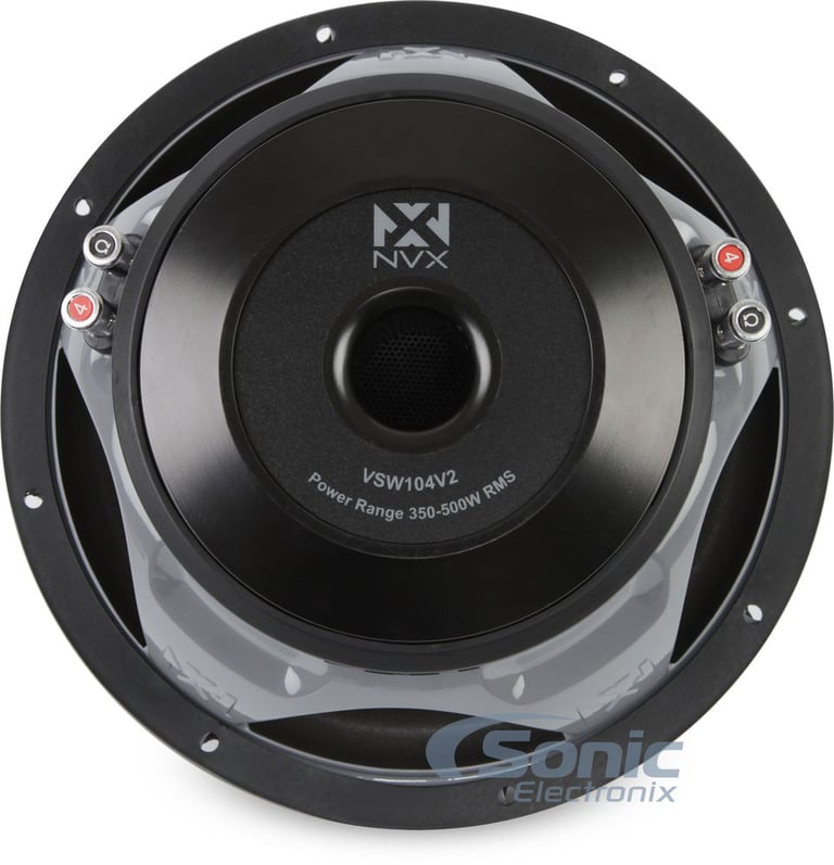 NVX 10" Subwoofer + Crunch Amplifier Bundle Image 8