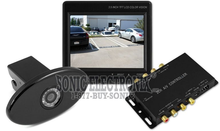 NESA Vision HCM-351BK Rear View Camera Video Package Image 1