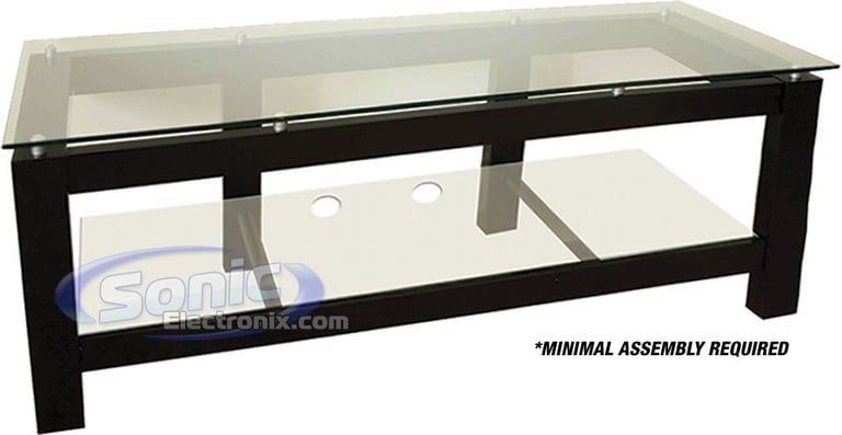Plateau SL-2V-64 (Black w/ Clear Glass) Image 1