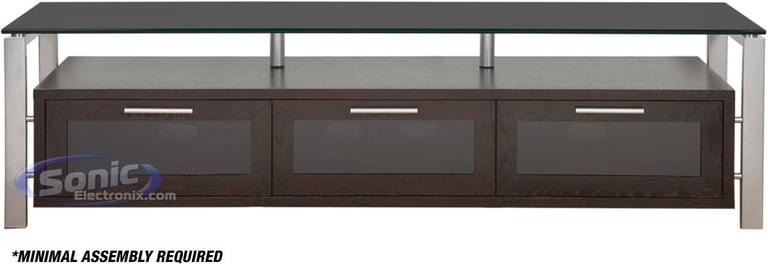 Plateau D&Eacute;COR 71 (Espresso w/ Black Glass) Image 1