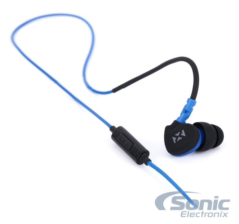 NVX IEWR2 (Water Resistant Sport Earbuds) + Life N Soul MT 102 Silver Image 7
