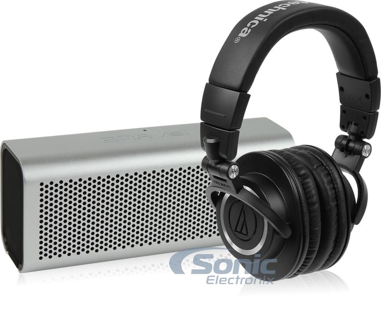 Audio Technica ATHM50X (Black) + Braven 710 (Silver) Image 1