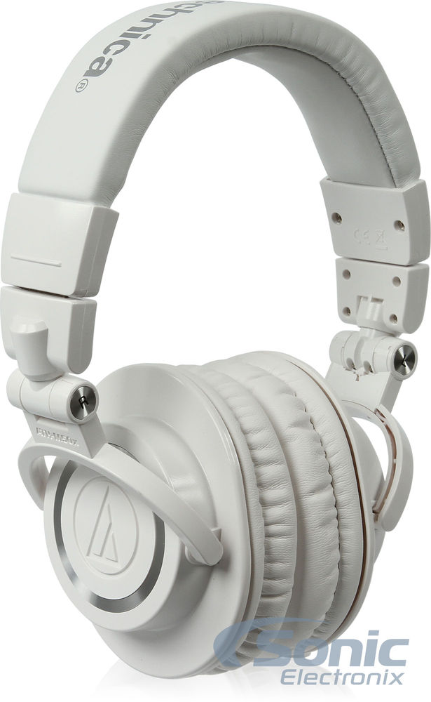 Audio Technica ATH-M50xWH (White) + Braven 710 (Dark Gray) Image 2