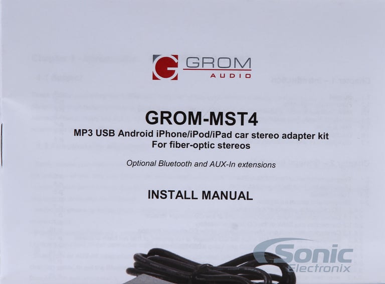 GROM Audio Volvo XC90 Smartphone Music Streaming Kit (VOLXCO4 BTD) Image 6