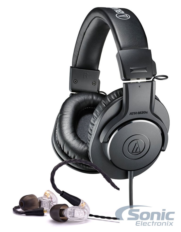 Westone UM Pro 10 (Clear) + Audio Technica ATH-M20X Image 1