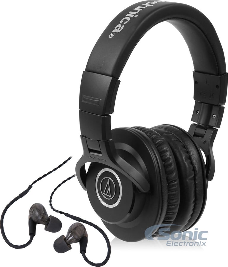 Westone UM Pro 30 Smoke + Audio Technica ATH-M40x Image 1