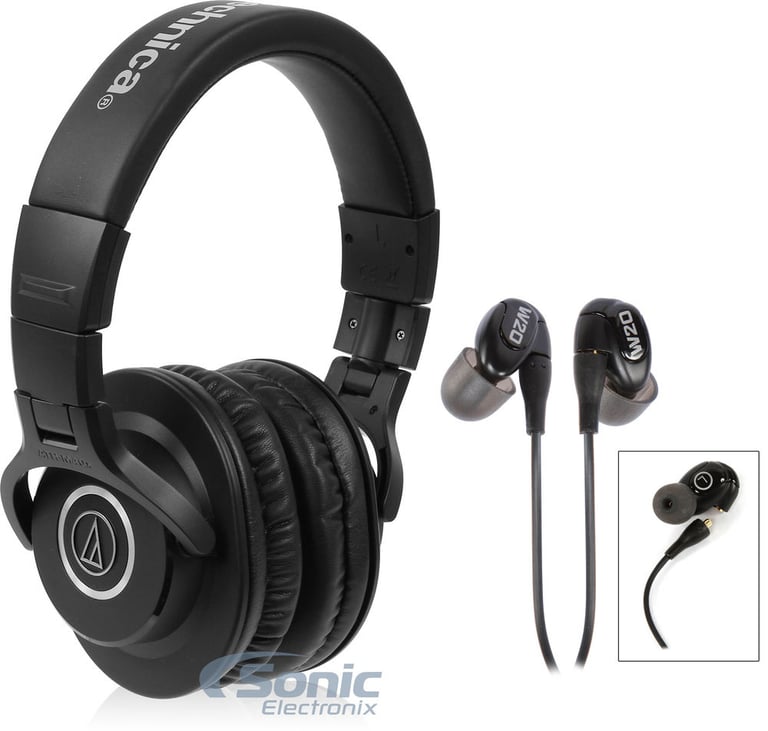 Westone W20 + Audio Technica ATH-M40x Image 1