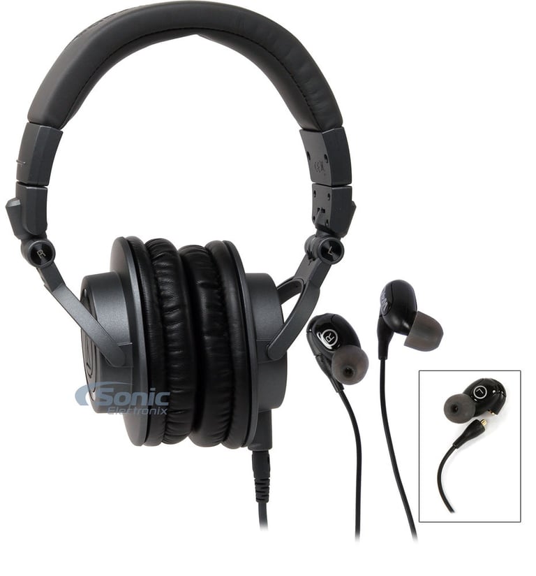 Westone W40 + Audio Technica ATH-M50xMG (Matte Gray) Image 1
