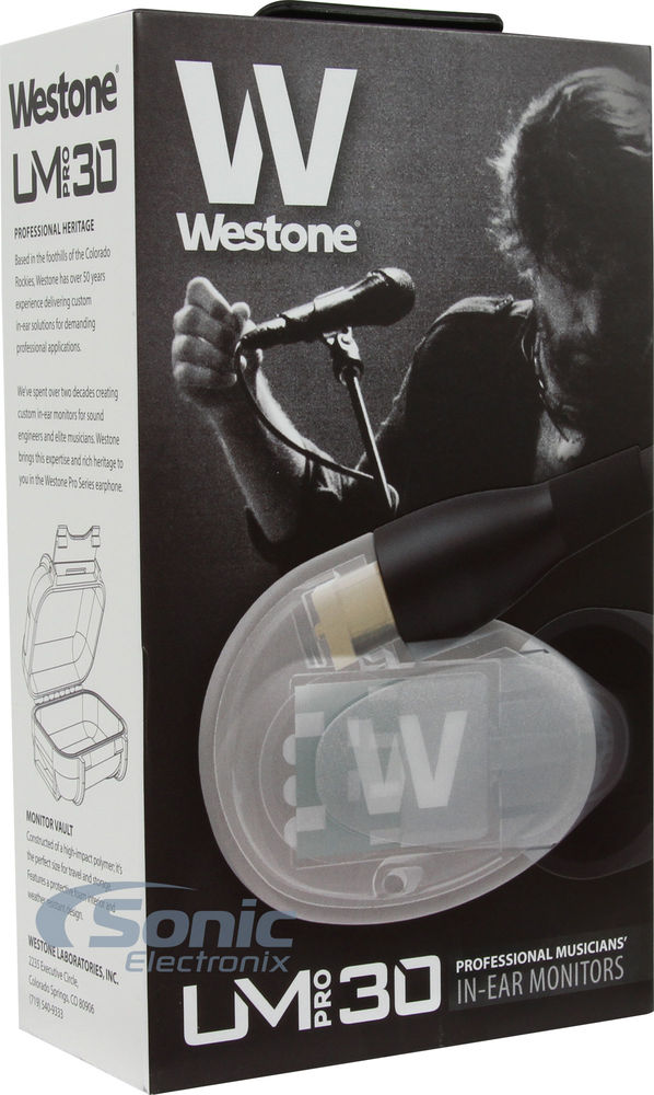Westone UM Pro 30 Clear + Audio Technica ATH-M40x Image 21