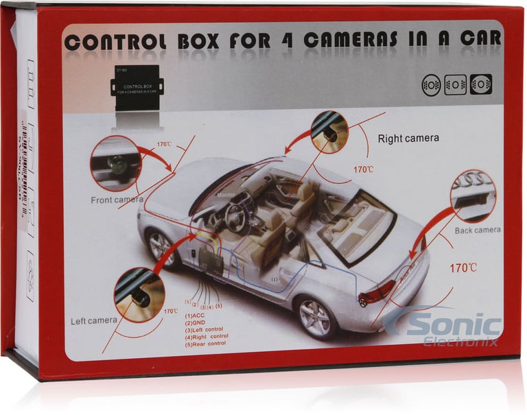 Crimestopper Multi-Camera Park Assist and Blind Spot Detection System Image 16
