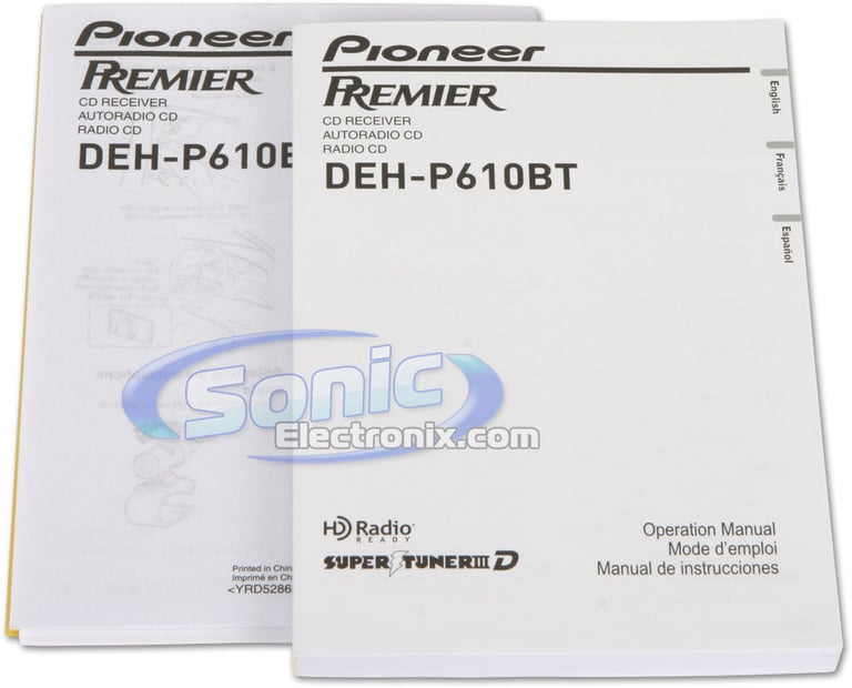 Pioneer Premier DEH-P610BT Open Box Image 9