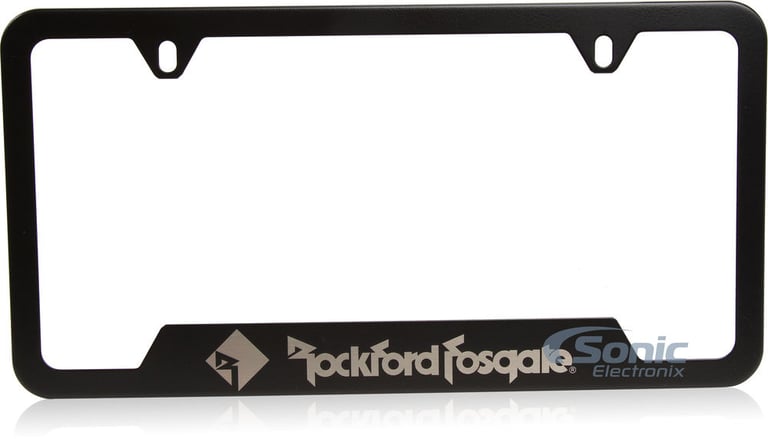 Rockford Fosgate Sound Dampening License Plate Kit - RFDS-PLATE Image 2