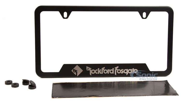 Rockford Fosgate Sound Dampening License Plate Kit - RFDS-PLATE Image 1