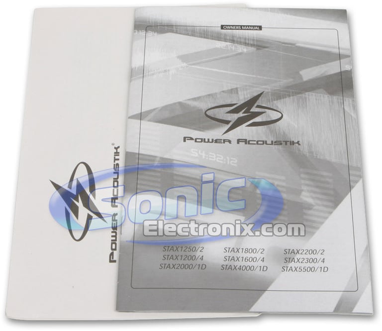 Power Acoustik STAX 2300/4 (STAX2300/4) Factory Refurbished Image 8