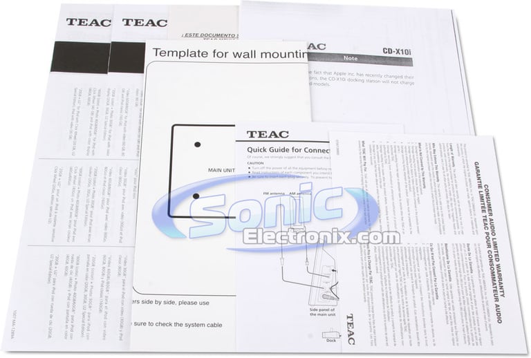 Teac CD-X10I Image 19