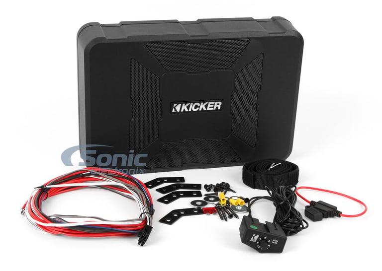 Kicker HS8 HideAway 8" Subwoofer Enclosure with Amp (Like New) Image 10
