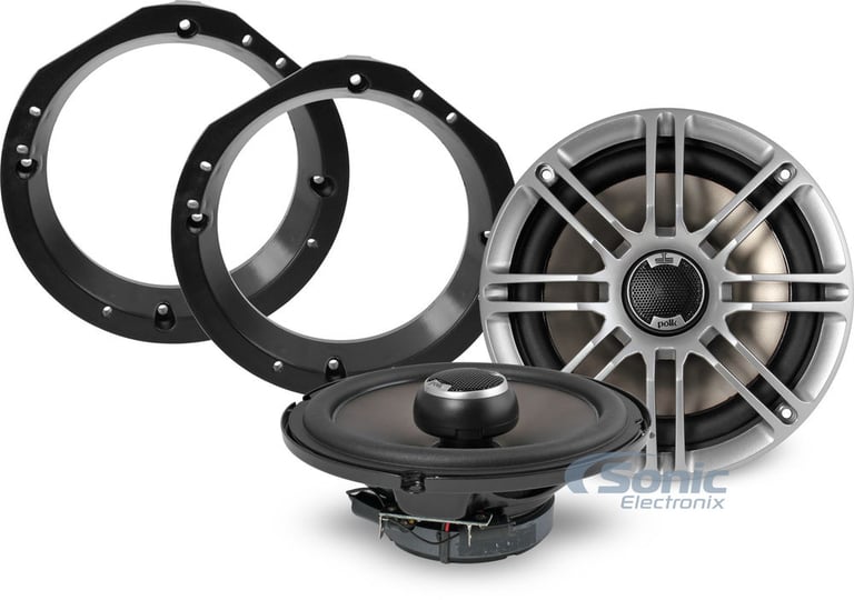 Polk Audio db651 with Speaker Adapters For Select 1998-2013 Harley Davidson Image 1
