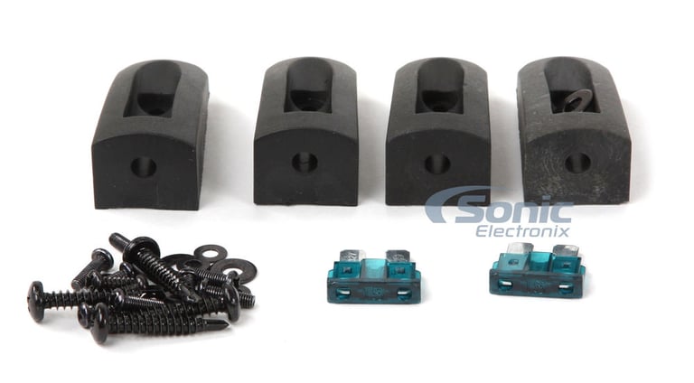 8" Compact Low Profile Under-Seat Amplified Subwoofer System Image 6