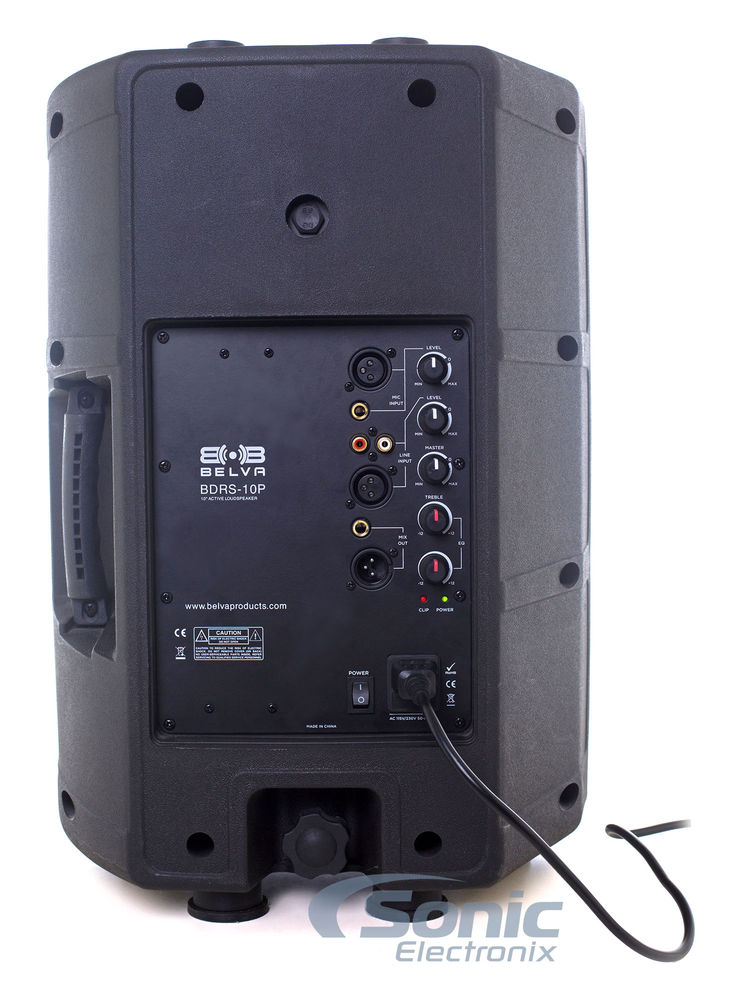 Belva BDRS-10P 10-inch Active Pro/DJ Speaker Image 4