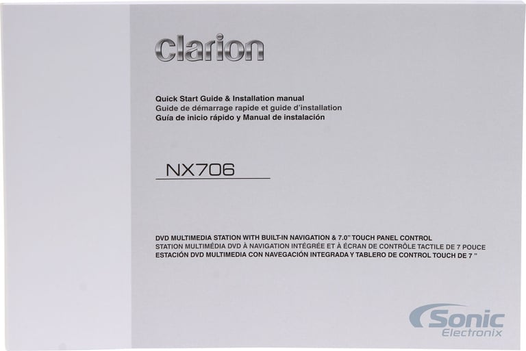 Clarion NX706 Hi-Res Digital Sound Stereo Image 13