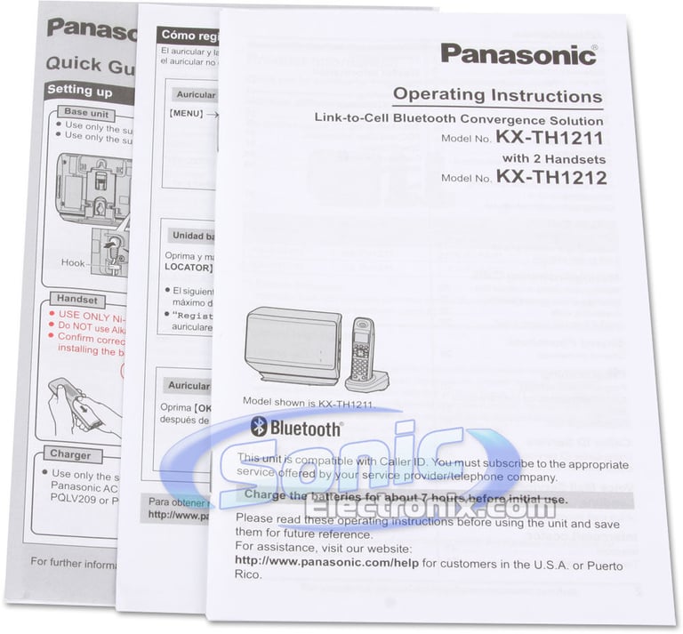 Panasonic KX-TH1212B Image 9